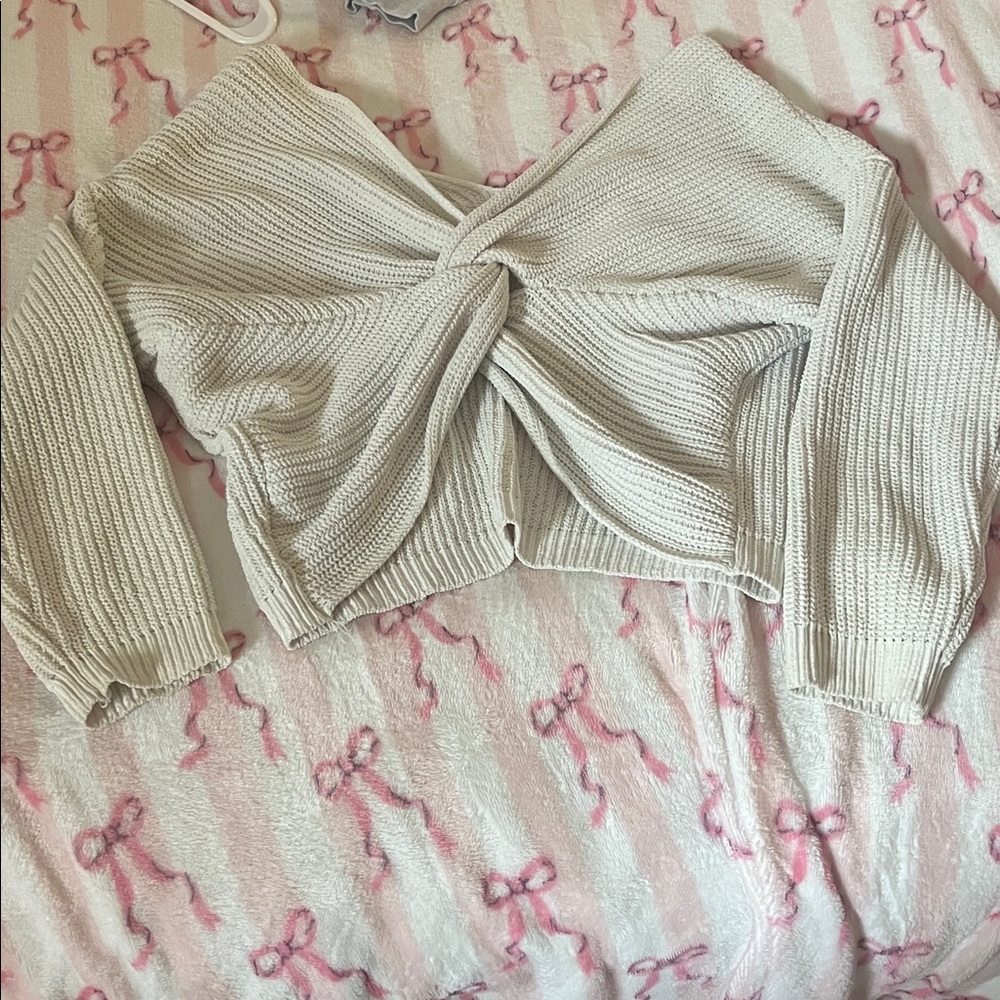 Cozy Cream Knit Sweater